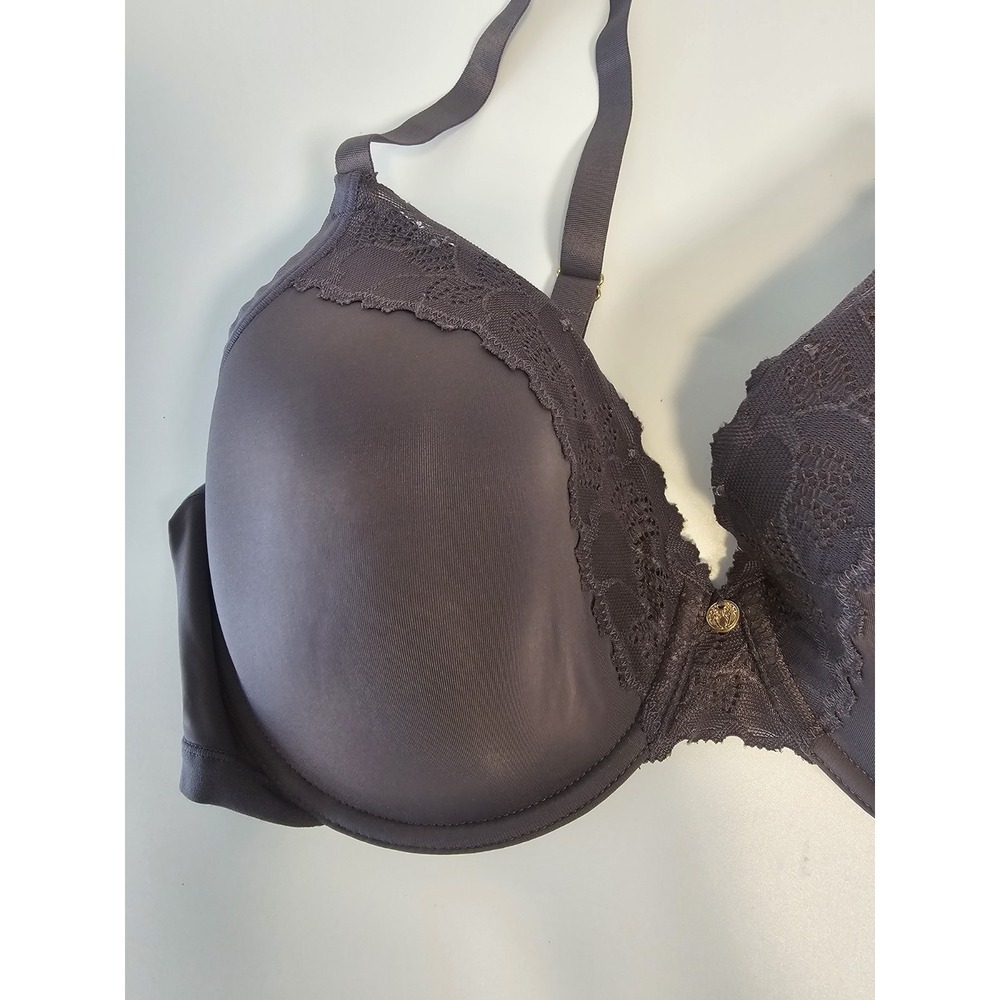 Natori bra 7313219 Refined Contour Underwire Dark Gray size 36D New - Picture 3 of 7